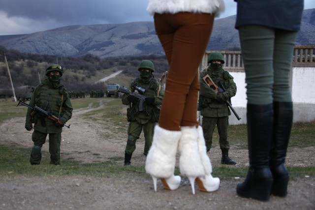 Вежливые зеленые человеки в Крыму
