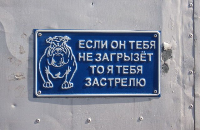 Надписи и объявления с просторов
