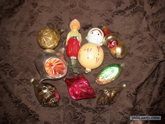 Советские елочные игрушки