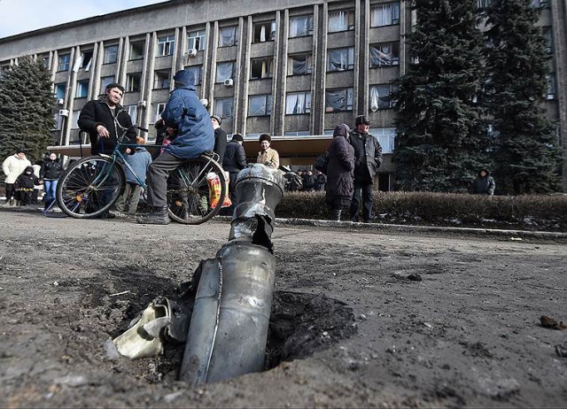 Здесь было Дебальцево