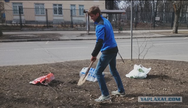 Мой метод борьбы с парковкой на газоне