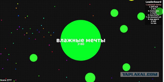 Симулятор жизни: agar.io
