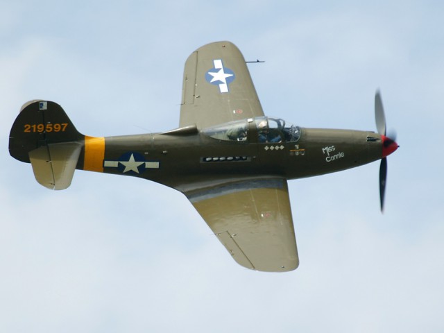 Покрышкин Александр Иванович и его истребитель Bell P-39 Airacobra