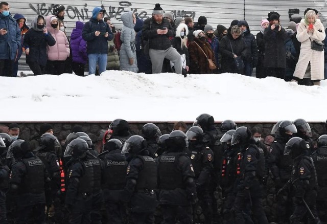 Москва. 31.01.2021. Полицейское безумие