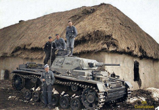 Цветные фотографии бронетехники времён Второй мировой войны