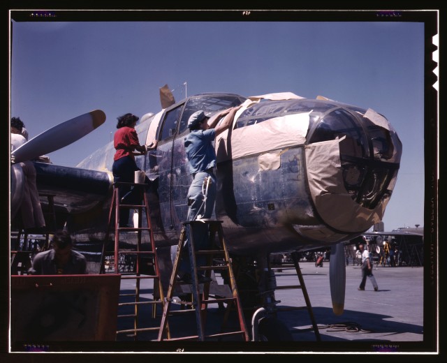 Фотографии США: 20 век, начало 40-х. Авиационная промышленность