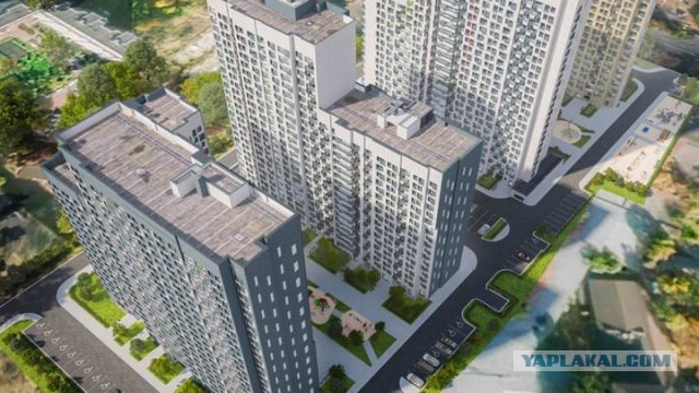 Жизнь в новостройках: Пробка на выезд в подмосковном ЖК