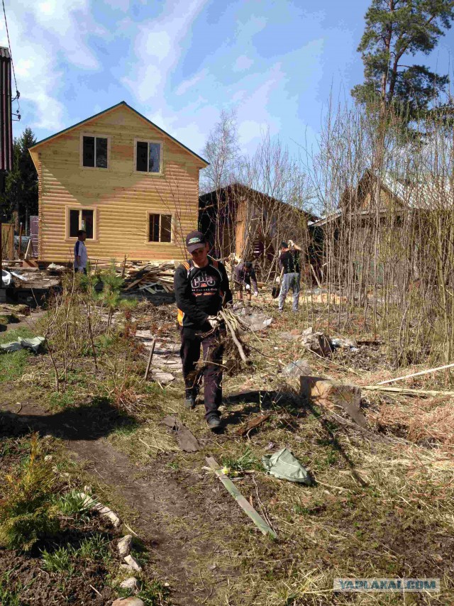 Неожиданное строительство дачи