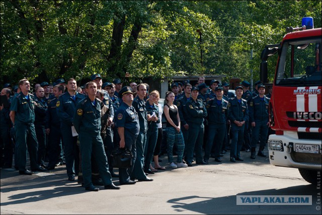 На каланче...с пожарными