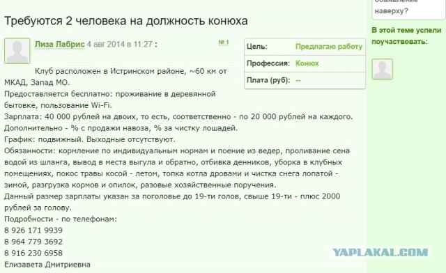 Тётенька предлагает помощь пострадавшим при наводнении