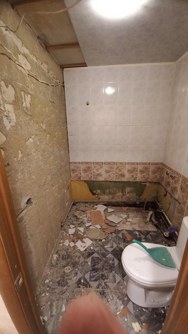 Как я ремонт в ванной запилил