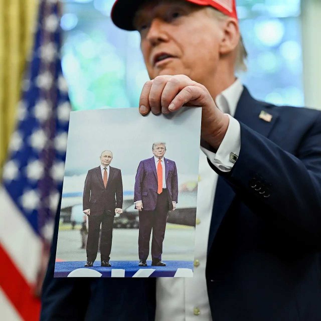 Трамп повесил фото с Путиным в Белом доме