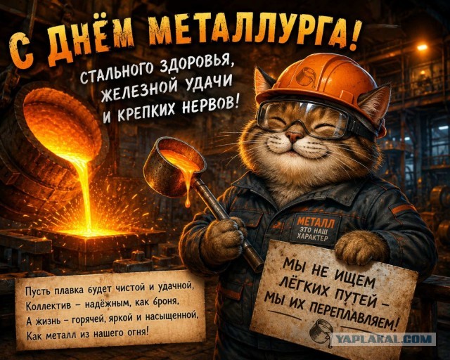 С днём металлурга!!!