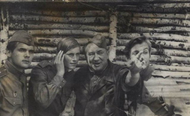 Фотографии со съемок советских военных фильмов
