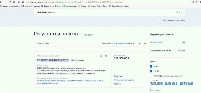 Новости госзакупок.