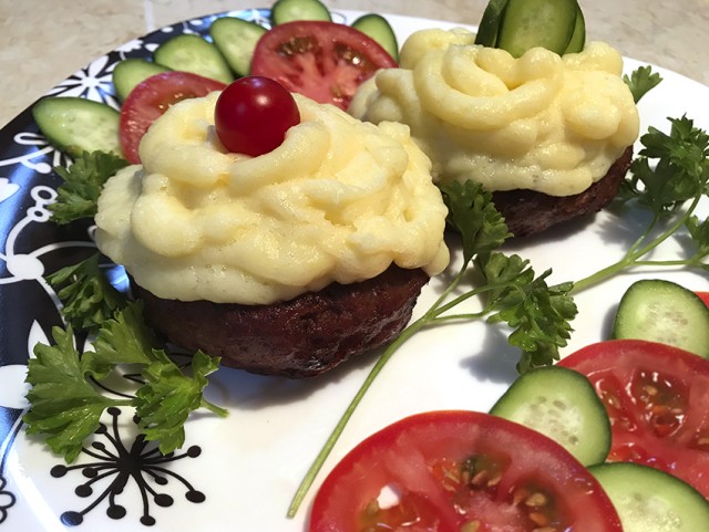 Котлеты двухэтажные