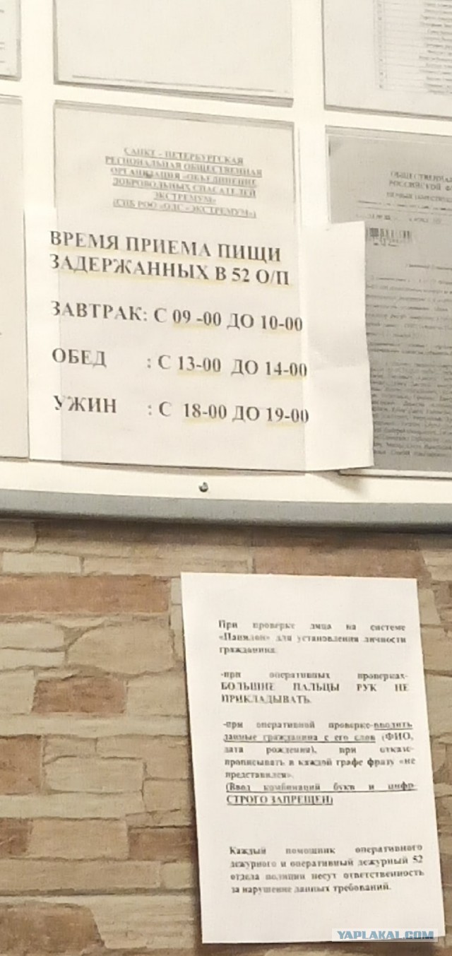 В Петербурге полицейские съели еду для участников протестных акций