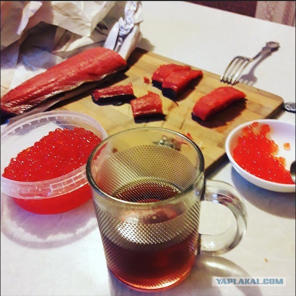 В гостях у мамы на Камчатке.