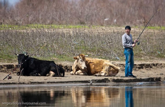 Астраханские рыбаки
