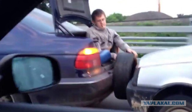 Как буксировать BMW с помощью Оки