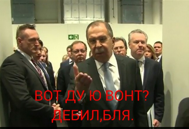 Лавров назвал оператора"Reuters" дебилом