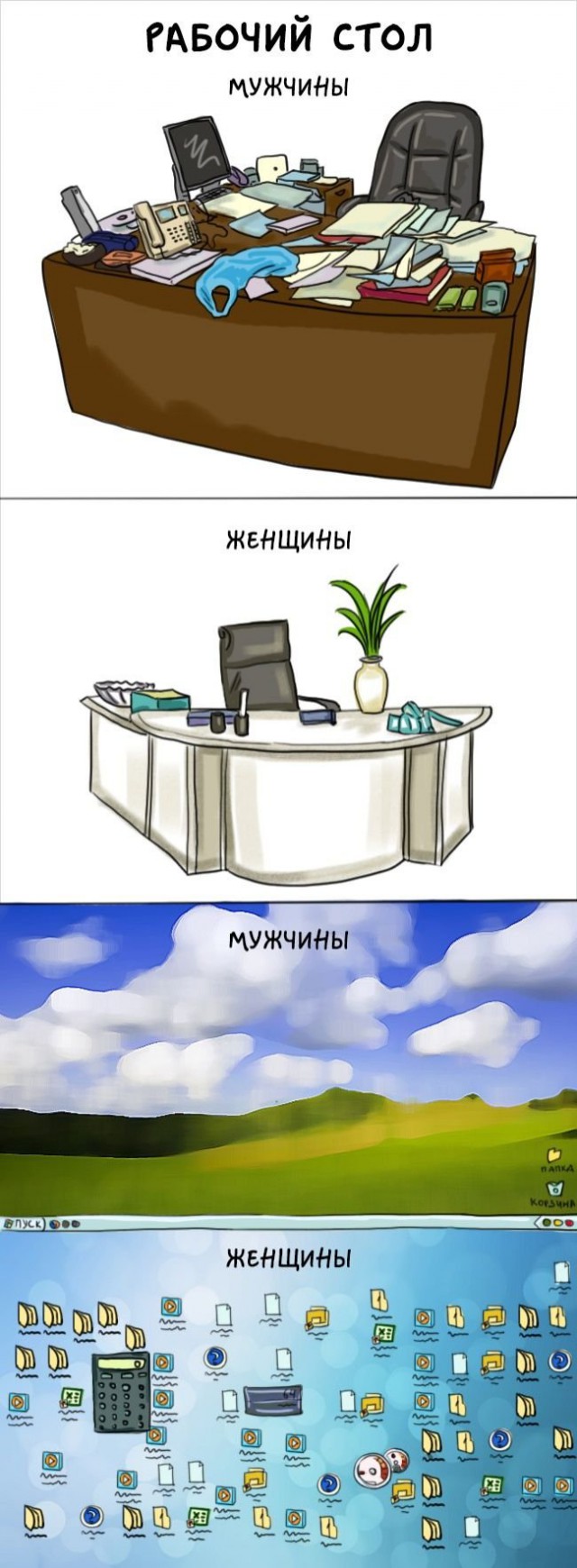 Мужчины vs. женщины: главные отличия