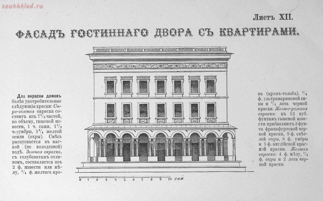 Модные дома и экипажи 1872 года