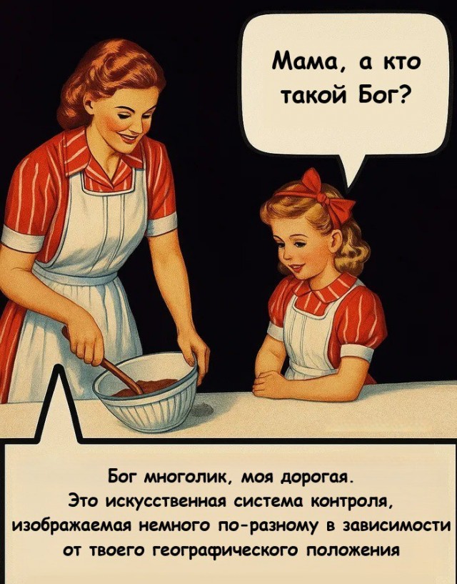 Массовый психоз на фоне экзистенциального ужаса, обретший статус-кво, и оформившийся как инструмент