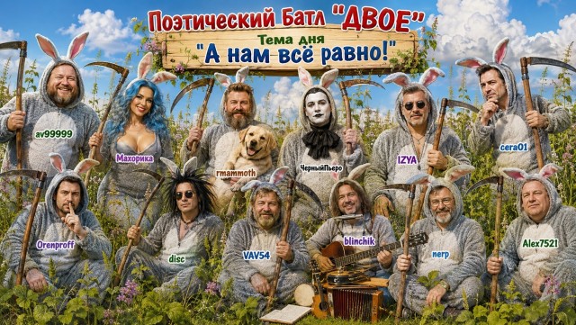 Двое, поэтический батл