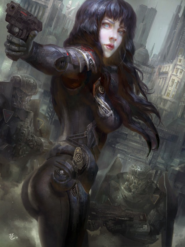 Рисунки : фантастика , Sci-Fi, киберпанк.