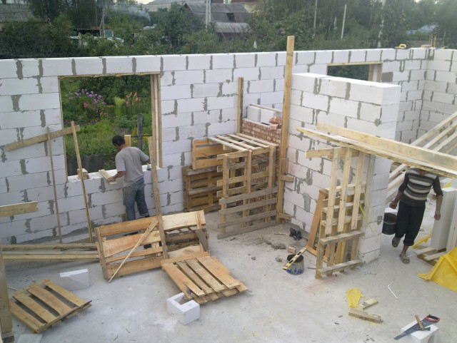 Стройка дома