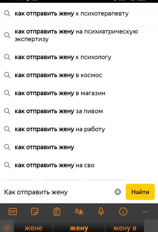 Что ищут простые русские жёны в поисковиках...