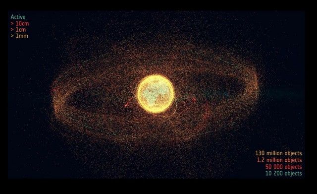 Европейское космическое агентство сообщило о значительном росте космического мусора в 2024 году