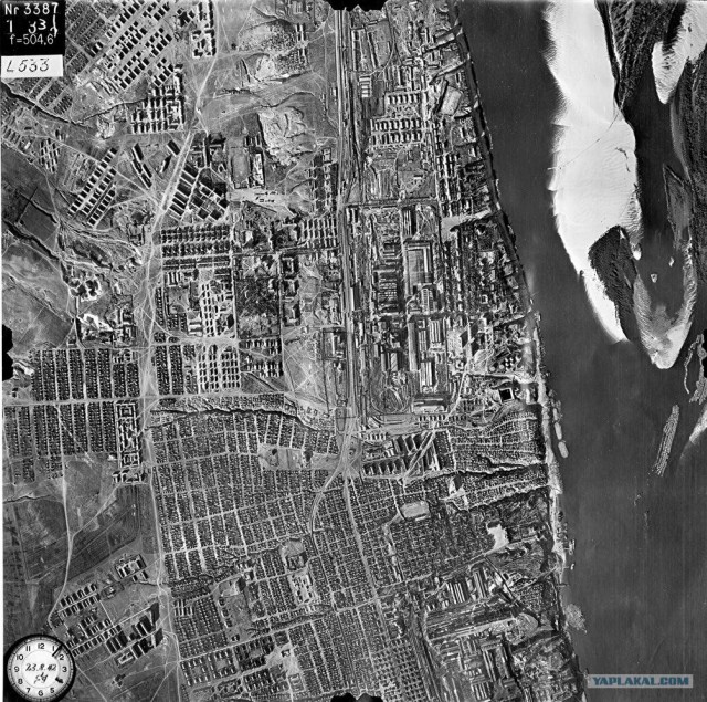Сталинград Аэрофотосъемка 1942 года
