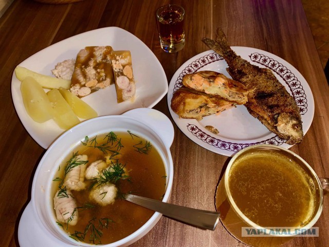 Венгерская уха халасле из местечка Тольна