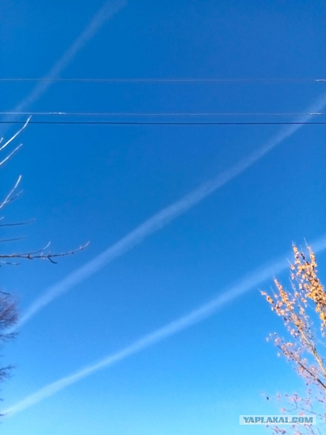 Помощник дежурного в ФСБ по Новосибирской области принимает жалобу на полосы от самолетов в небе