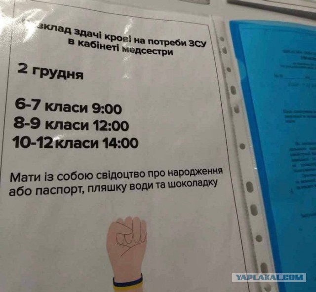 А кто ещё отбирал кровь у детей на нужды армии?