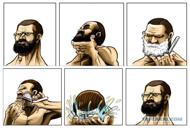 У некоторых бывает после бритья