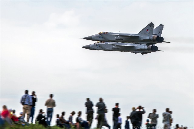 МиГи-31 на авиабазе Сокол в Перми