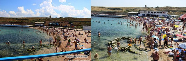 Пустые пляжи Крыма