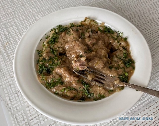 Русская кухня. Говядина по-строгановски. Мой взгляд