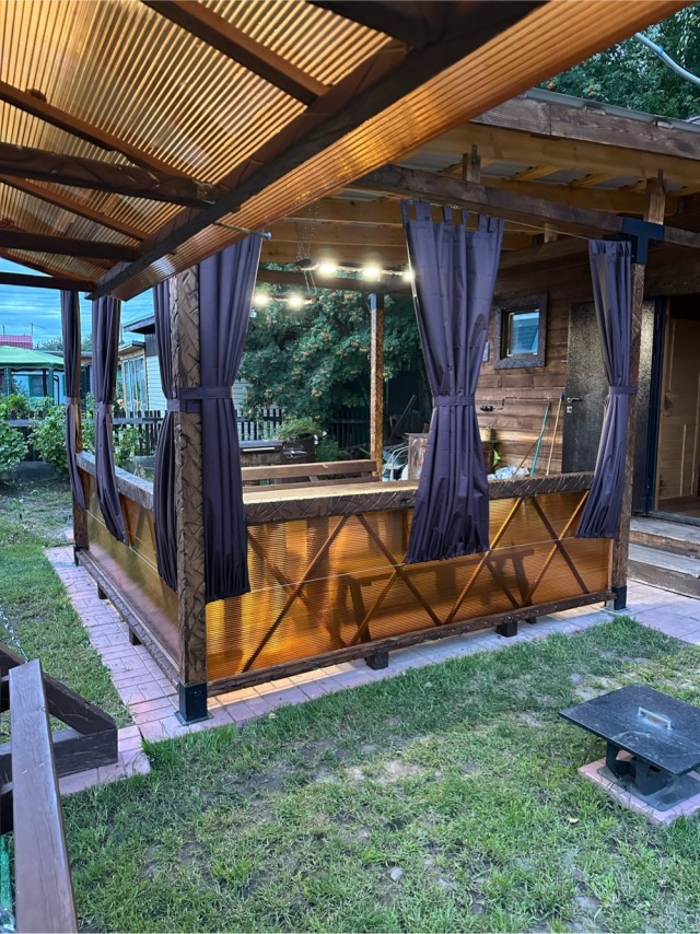 Завершение запила беседки