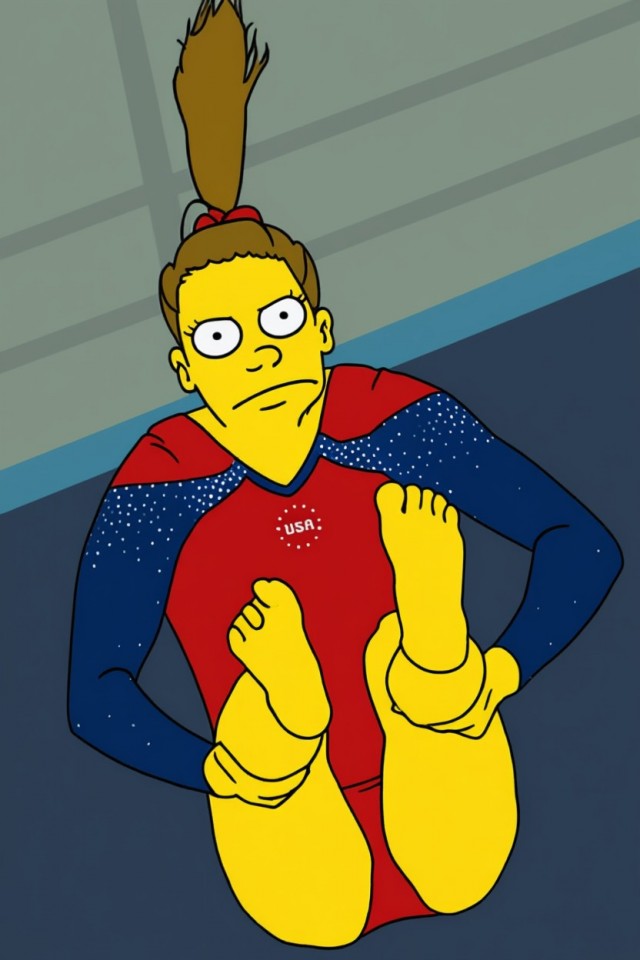 Фотожаба Гимнасточка