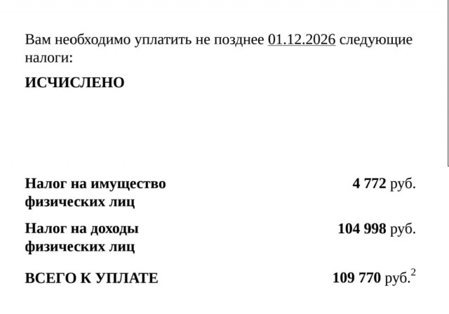 Кого на сколько налоговая "обрадовала"?