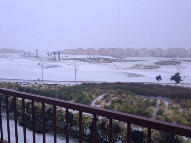 Первый снег в ... Каире