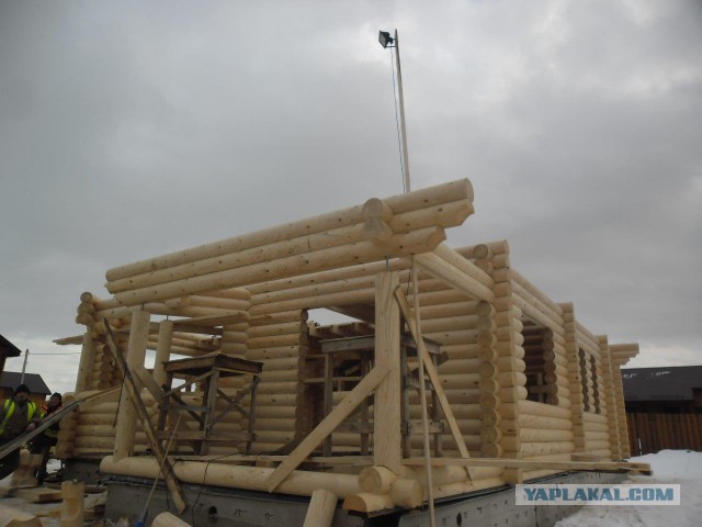 Строительство дома на даче