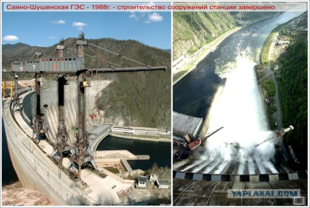 Авария на Саяно-Шушенской ГЭС. 17.08.2009г.