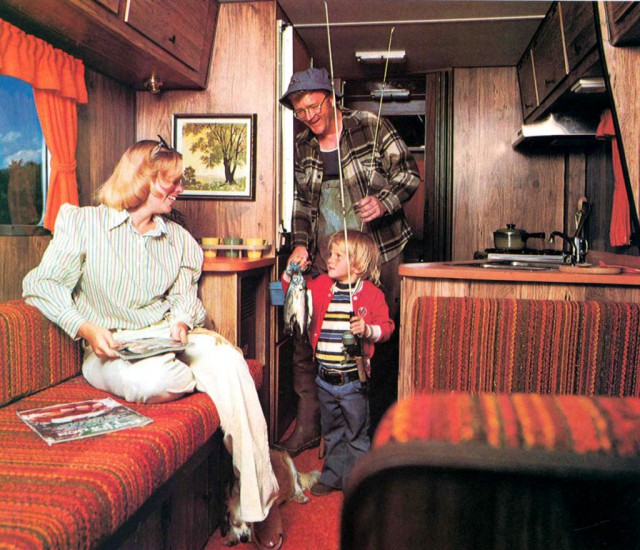 Винтажная реклама кемперов 70-х