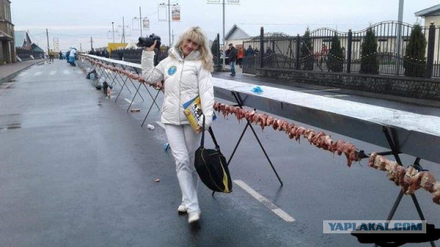 Самый длинный в мире шашлык