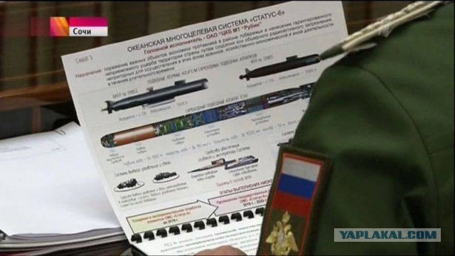 Путин во время послания показал запуск стратегической и крылатой ракет